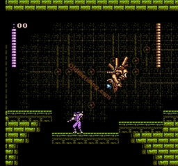 une photo d'Ã©cran de Blue Shadow sur Nintendo Nes